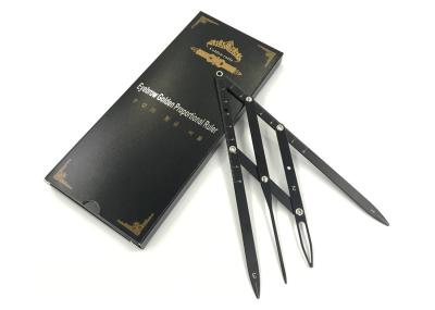 China Edelstahl-schwarzer Augenbraue Microblading-Werkzeug-Tätowierungs-Augenbrauen-Machthaber zu verkaufen