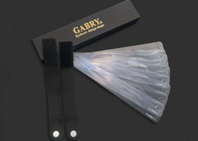 中国 Gabryの眉毛はヘッドバンドが付いているステンシルを形づける型板のキットの眉毛をステンシルで刷り付ける 販売のため