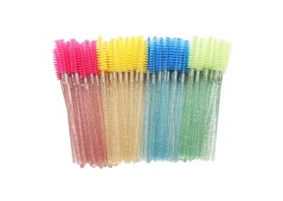 China Glitter Eyelash Extension Accessories Crystal Mascara Wands Brush for sale