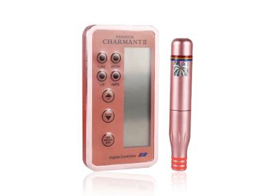 China Aluminium Alloy Microblading Charmer Princesses Rose Gold Cosmetic Tattoo Machine for sale