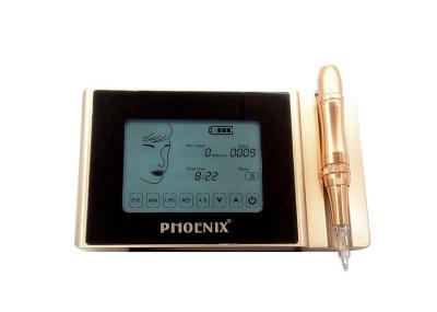 China Phoenix 7V Gold Stainless Steel PMU Machine Set Phoenix Permanent Makeup Machine for sale