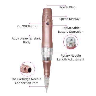 China AC 110V Cordless Tattoo Pen For Beauty Salon Embroidery Training School for sale