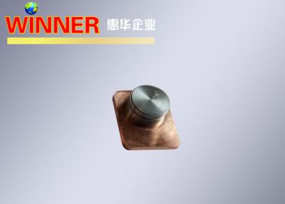 China Silver Battery Positive Pole , Battery Negative Pole High Bonding Strength for sale
