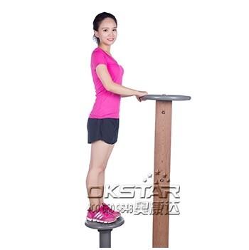 China outdoor fitness equipments WPC materials based waist exercise equipment for sale