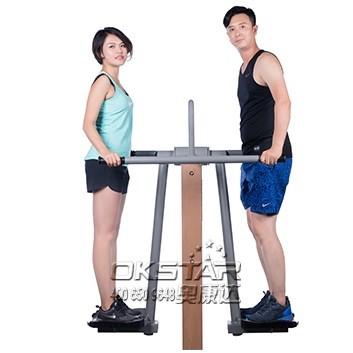 China outdoor fitness equipment park wood double pendulum for sale