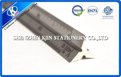 China Triangular Aluminum Metric Scale Ruler For Measuring , Engineers Metal Scale Rulers for sale