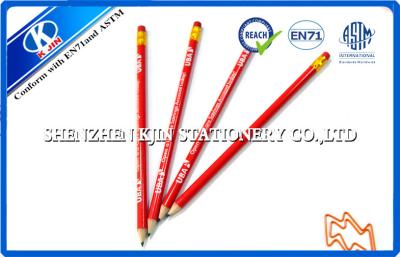Chine Le crayon affilé effaçable de graphite coloré par dessin a placé avec la gomme 19,1 cm à vendre