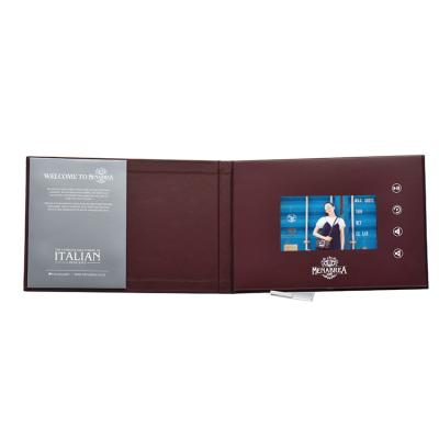 China 5 inch LCD video brochure LCD video in print technology for pharma marketing for sale