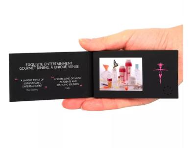 China MINI video player 2.4 inch video business card,LCD video name card brochue for sale
