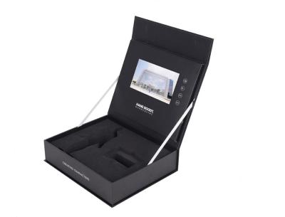 China 7 inch TFT LCD video display box, custom print design Gift Box with LCD screen for sale