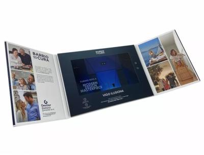 China Wholesale Manufacturer Hardcover Video Brochure A4 10 Inch Electronics Video Brochure For Business Promotion for sale