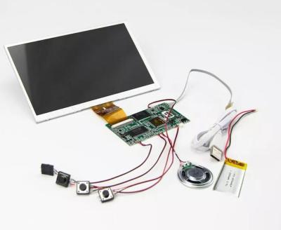 China Custom TFT LCD video module with PCBA and battery for build up custom video display for sale