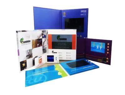 China customized print 4.3/5/7/10.1 inch video brochure/video book/video booklet for event invitation for sale