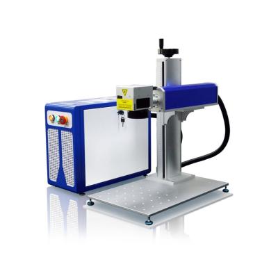 China Mini Fiber Laser Engraving Machine 10W 20W 30W 50W Fiber Marking Machine for sale