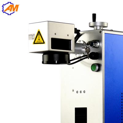 China Mini Optical Fiber Laser Marking Machine Portable 10W 20W 30W for sale