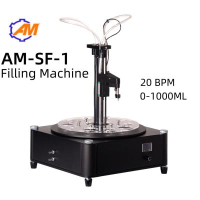 China Automatic Perfume Filling Machine 0-1000ML Liquid Packing Machinery for sale