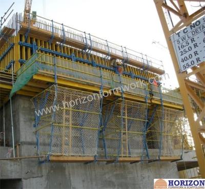 China Crane - Dependent Climbing Formwork System For High Rise Core Wall Construction for sale