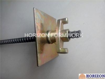 China Galvanized Formwork Tie Rod System Pressed Waling Plate 120x120x8mm for sale