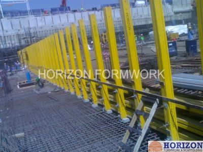中国 安定性が高いH20材木のビーム利用できる上塗を施してある黄色く高い柔軟性OEM 販売のため