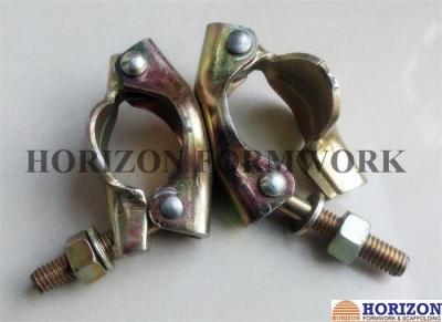 China Q235 Steel Plate Scaffolding Accessories , Swivel Scaffolding Coupler Clamp for sale