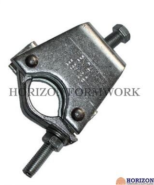 China Drop Forged Scaffold Girder Clamps Zinc Plated Finishing 48.3mm Size EN74 Standard for sale