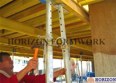 中国 扱うこと容易な材木のビームH20ビーム型枠システム5.9m階高の鋼鉄支柱 販売のため