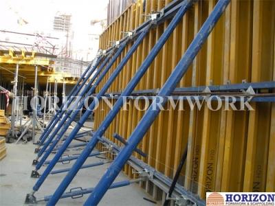 China Scaffolding Wall Shuttering System Push Pull Prop Supporting Wall Formwork for sale
