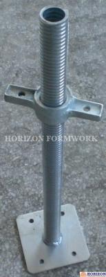China Galvanized Scaffold Screw Jack and Head Jack with BS1139 Standard for sale