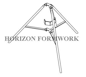 China Construction Slab Formwork Systems Easy Removable Scaffolding Tripod for sale
