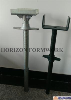 China Painted Scaffold Screw Jack Base and Jack Head Jack with BS1139 Standard for sale