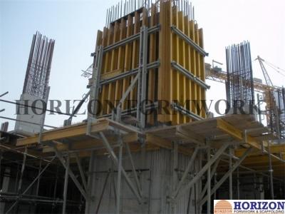 China Crane Lifted Climbing Formwork System , Jump Formwork System Platform Width 70cm for sale