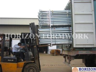 China Telescopic Length Scaffolding Steel Prop , Adjustable Steel Builders Prop 30KN for sale
