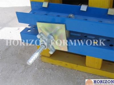 China Galvanized Formwork Tie Rod System With Dywidag Thread, Wing Nut and Steel Cone for sale