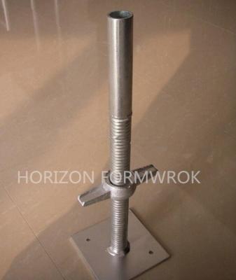 China High Strength Scaffolding Hollow Screw Base Jack With BS1139 Standard for sale