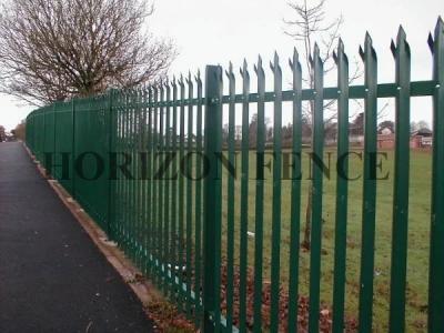 China Steel Palisade High Security Fence Systems For Industrial And Commercial Application for sale