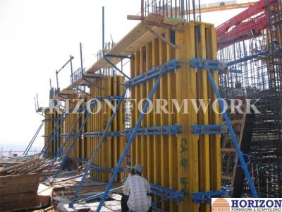 중국 조정가능한 콘크리트 전단벽 H20 광속 기둥 거푸집 공사 시스템 판매용