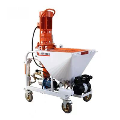 China Displacement 30l/Min gypsum spraying machine maximum particles 6mm for sale