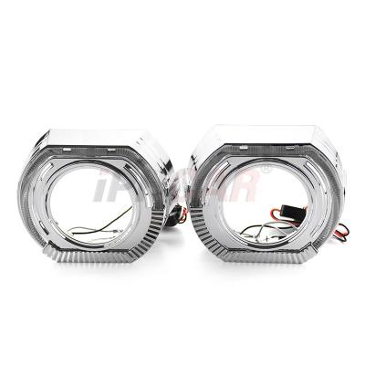 China iPHCAR 3.0Inch Projector Shrouds Universal Silver Mask for 2.5Inch or 3.0Inch Projector Lens for sale