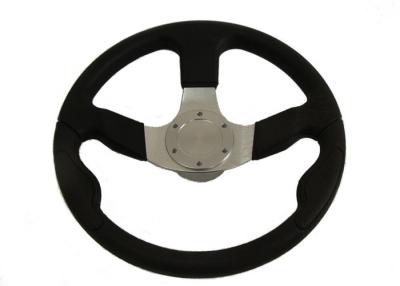 China PE Foamed Handle Sailboat Steering Wheel With Center Cap for sale