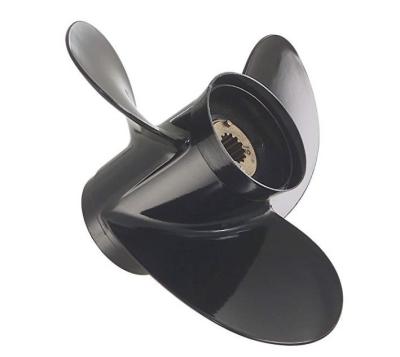 China Powerful Outboard Engine Propellers High Rake Blade With Large Cupping Design for sale