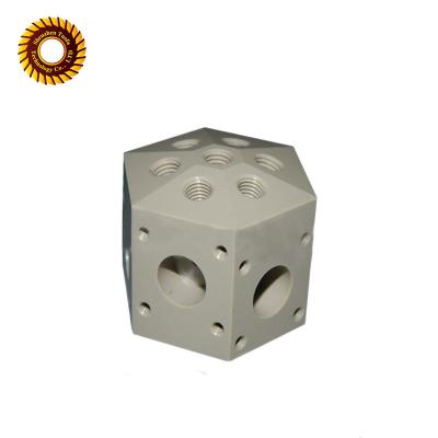 China Abs Pp Pvc Broaching CNC Machining Plastic Parts Ra1.6 0.1mm Tolerance for sale
