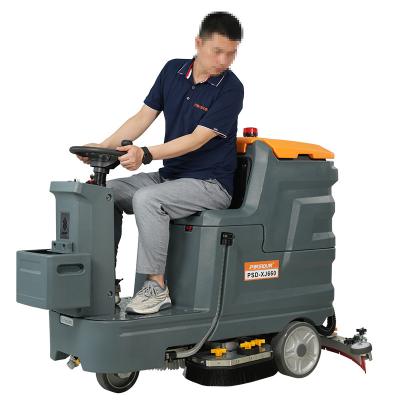 China 550w Automated Ride On Floor Scrubber Cleaner Rider Customized for sale