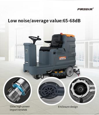 China 24V Large Industrial Riding Floor Machine Autonomous Floor Scrubber For Shopping Mall for sale