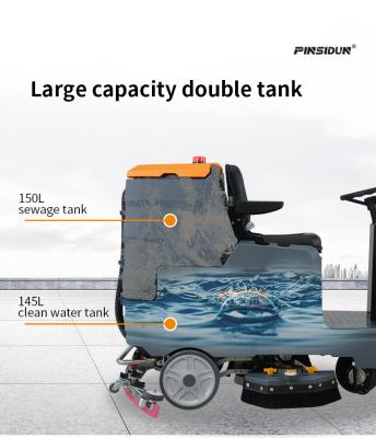 China Customized Garage Floor Scrubber And Dryer Machine Self Driving for sale