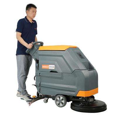 China ODM Gym Tile Walk Behind Floor Scrubber Cleaning Machine 60L For Office Buildings for sale