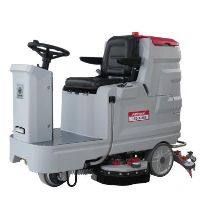 China AMTEK Warehouse Floor Sweeper Riding Scrubber Machine for sale