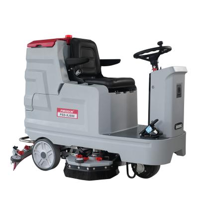 China Rideable Warehouse Floor Sweeper Scrubber High Powered For Outdoor for sale