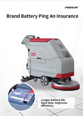 China OEM Battery Powered Robot Scrubber Warehouse Floor Cleaning Machine for sale