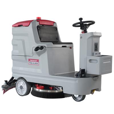 China 500W Commercial Floor Scrubber Dryer Washing Machine For Airport Station for sale