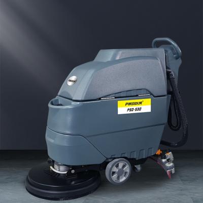 China Commercial Self Driving Floor Scrubber Cleaner Machine 220V for sale